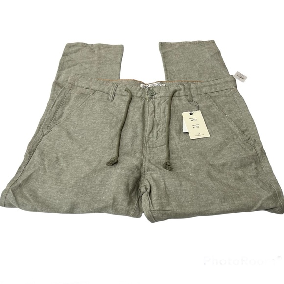 Private Member | Linen Blend Drawstring Pants - Picture 1 of 7